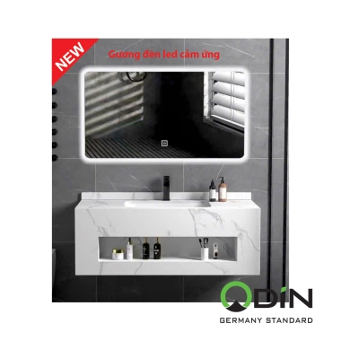 BỘ LAVABO MẶT ĐÁ LED CAO CẤP ODIN - 221LK