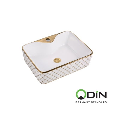 LAVABO SỨ CAO CẤP ODIN - 904L - 1